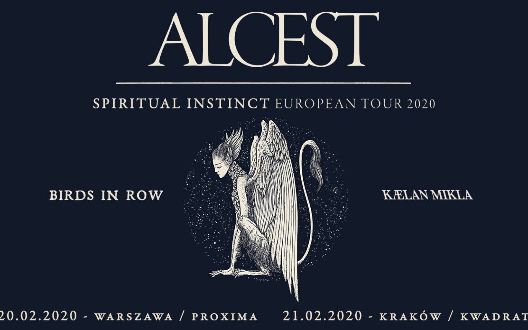 Alcest + Birds In Row, Kaelan Mikla