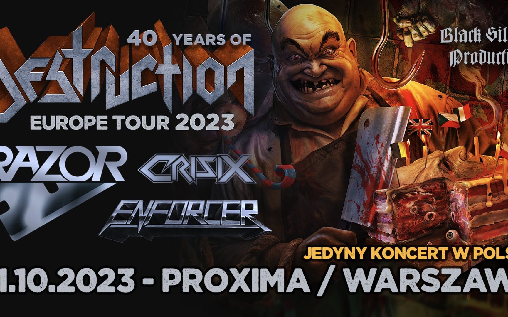 40 Years of Destruction + Razor + Enforcer + Crisix